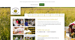 Desktop Screenshot of duelfershof.de